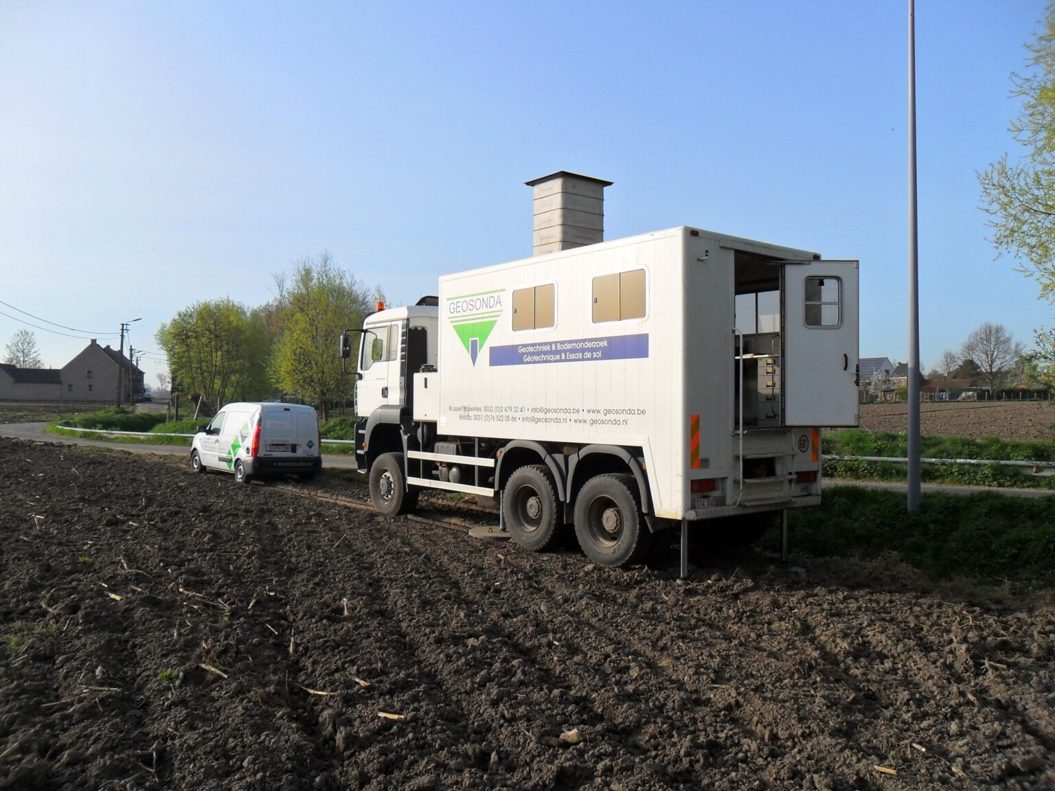 Voorbeeld sondeerwagen